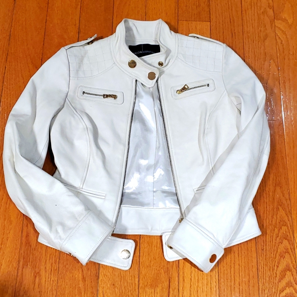 White Leather Jacket - image 1